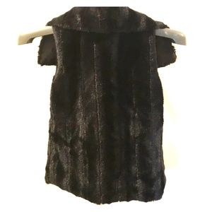 Girls M/8 Pinc Premium faux fur vest